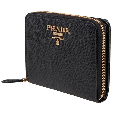 fake black prada wallet|prada black wallet price.